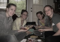 Flashback Atlanta 2008, roomie bday breakfast