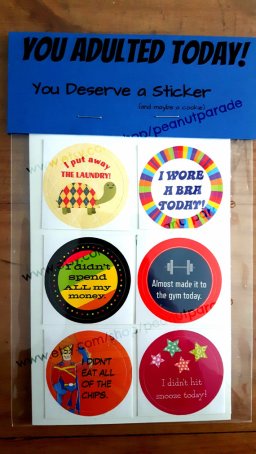 adulting stickers