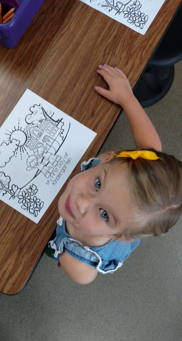 first day of kindergarten